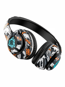 Наушники беспроводные Bluetooth с микрофоном и радио Орбита OT-ERB48 Черные